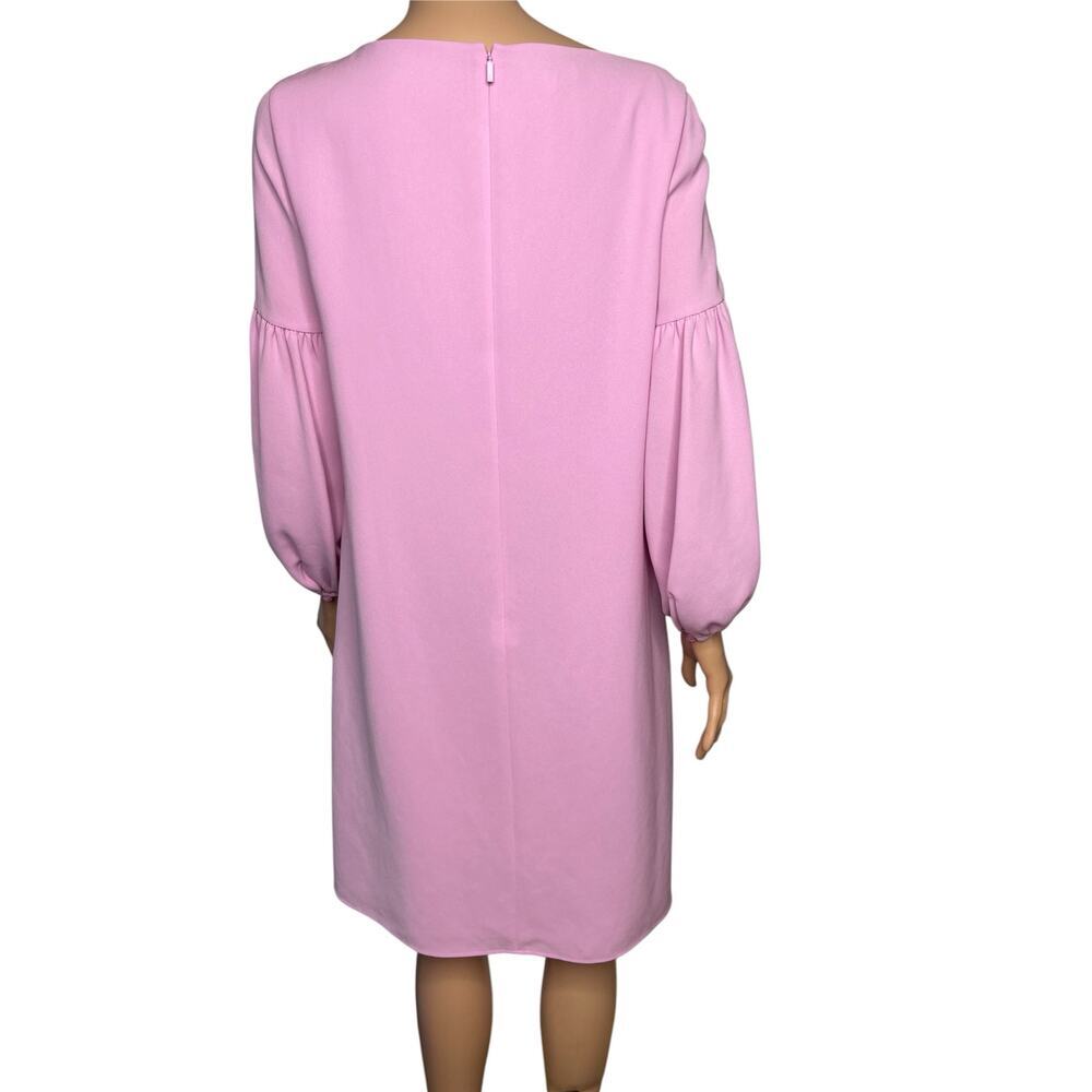 Lafayette 148 NY Karlie Finesse Crepe Shift Dress size S Pink Office Career - Picture 2 of 11